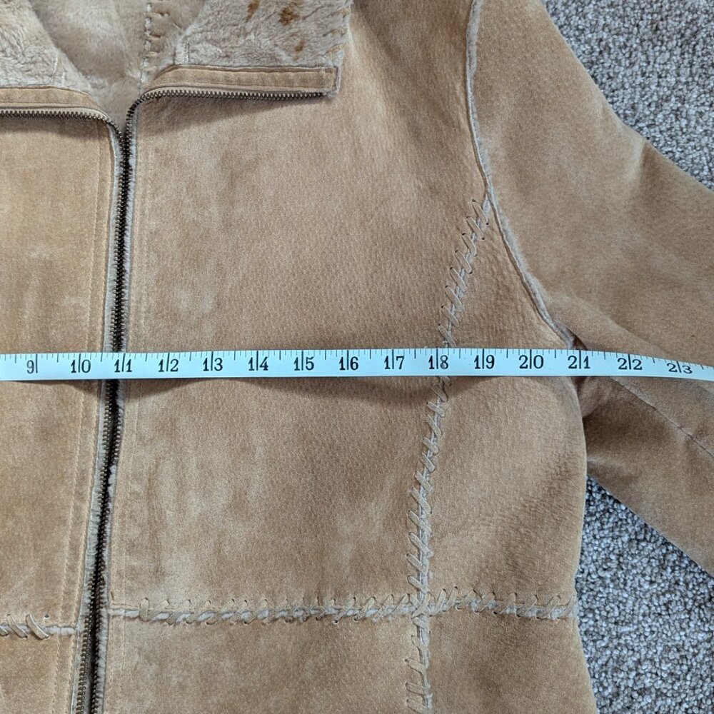 Suede Leather Guess Coat - Picture 6 of 9